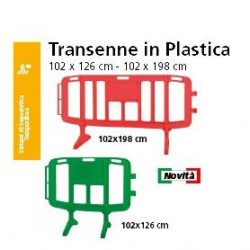 TRANSENNA IN PLASTICA  102x123/102x198 cm