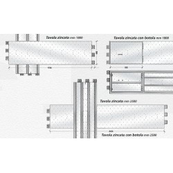 TAVOLE ZINCATE CARPEDIL/MESSERSI/DESTRE E SINISTRE